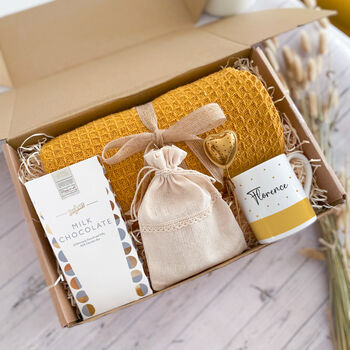 Personalised Cosy Gift Set With Blanket, 4 of 7