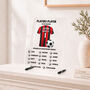 Personalised Players Player Football Plaque Award, thumbnail 1 of 4