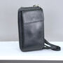 Monogram Leather Purse With Phone Pocket, thumbnail 5 of 9