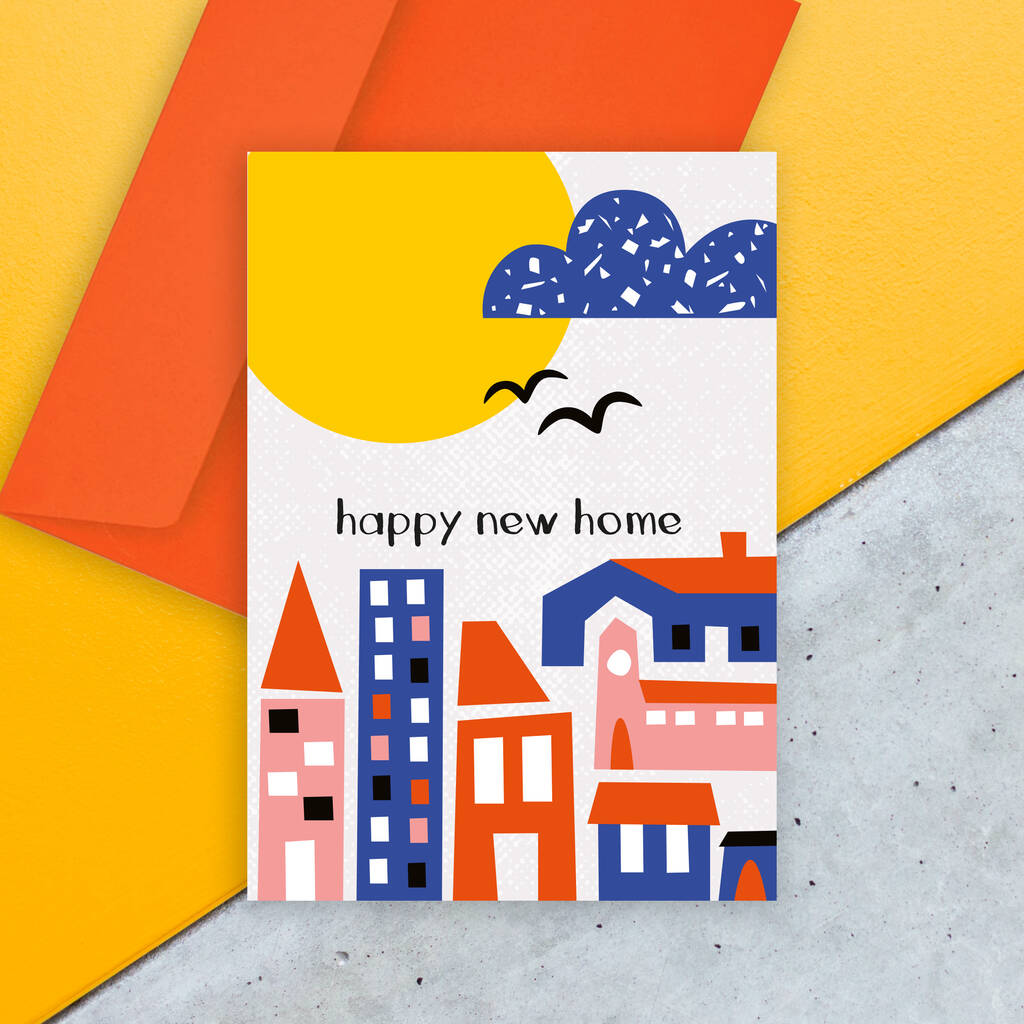 Abstract New Home Card, 1 of 2