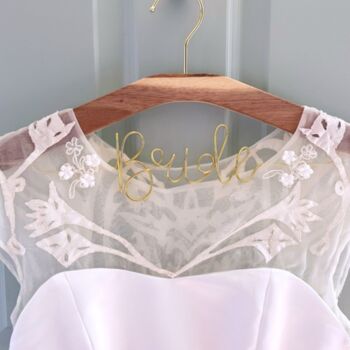 Bride / Groom Wedding Hanger, 4 of 7