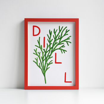Dill Herb Print From An Original Painting, 7 of 10