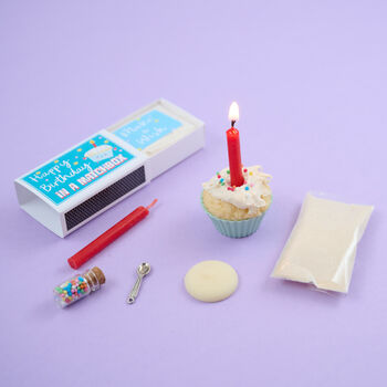 Mini Birthday Cake Kit In A Matchbox, 8 of 12