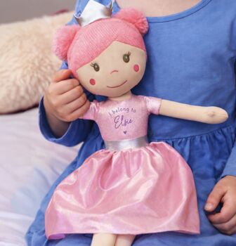 Personalised Princess Rag Doll, 2 of 6
