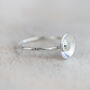 Sterling Silver Birthstone Dome Ring, thumbnail 7 of 12