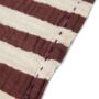 H Kliving Cotton Napkins Striped Burgundy Set Of Two, thumbnail 2 of 5