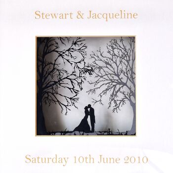 Personalised Wedding Papercut Artwork, 3 of 6