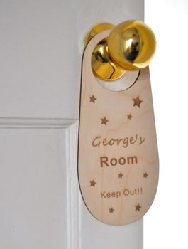 Personalised Wooden Door Hanger, 3 of 3