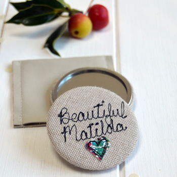 Personalised Linen Mirror, 7 of 7