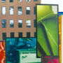 'Times Square, New York' Recycled Paper Collage Print, thumbnail 5 of 6