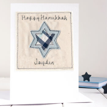 Personalised Bar Mitzvah Or Hanukkah Card, 12 of 12