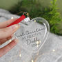 First Christmas As A Daddy Christmas Bauble, thumbnail 2 of 3
