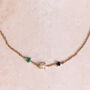 Sterling Silver Personalised Birthstone Trio Bracelet, thumbnail 4 of 4
