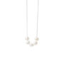 Pearl Cluster Necklace In Sterling Silver Or 9ct Gold, thumbnail 3 of 10