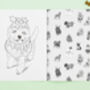 Christmas Doggy Dress Up Colouring Book, thumbnail 7 of 9