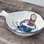 Fish Shaped Bowl With A Crab Design, thumbnail 1 of 3