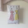 Handmade Lavender Sachet Decoration With Vintage Sewing Pattern Print, Gift For Sewing Friends, thumbnail 12 of 12