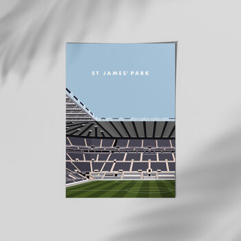 The Milburn Stand St James' Park Newcastle Print, 2 of 4