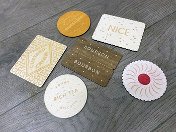 Pack Of Six Biscuit Coasters, 9 of 10