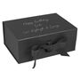 A5 Luxury Personalised Midnight Black Gift Box, thumbnail 2 of 6
