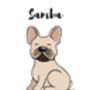 French Bulldog Personalised Dog Name Personality Print, thumbnail 3 of 6