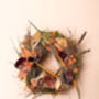 Dried Forest Wreath With Mushrooms And Moss, thumbnail 4 of 5