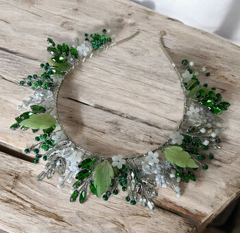 Botanical Fairytale Bridal Crown, 7 of 7