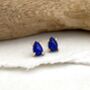 Lapis Lazuli Teardrop Studs, thumbnail 1 of 2