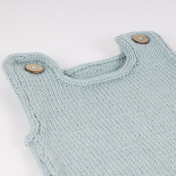 Baby Pinafore Dress Easy Knitting Kit, 4 of 6