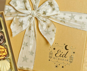 Eid Mubarak Gold 25 Chocolate Gift Box, 2 of 2
