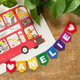 Rainbow Personalised Name Bunting Colourful Decoration, thumbnail 8 of 11