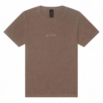 Greatest Of All Time G.O.A.T Embroidered T Shirt, 2 of 8