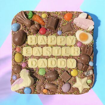 Happy Easter Personalised Chocolate Slab, 3 of 5