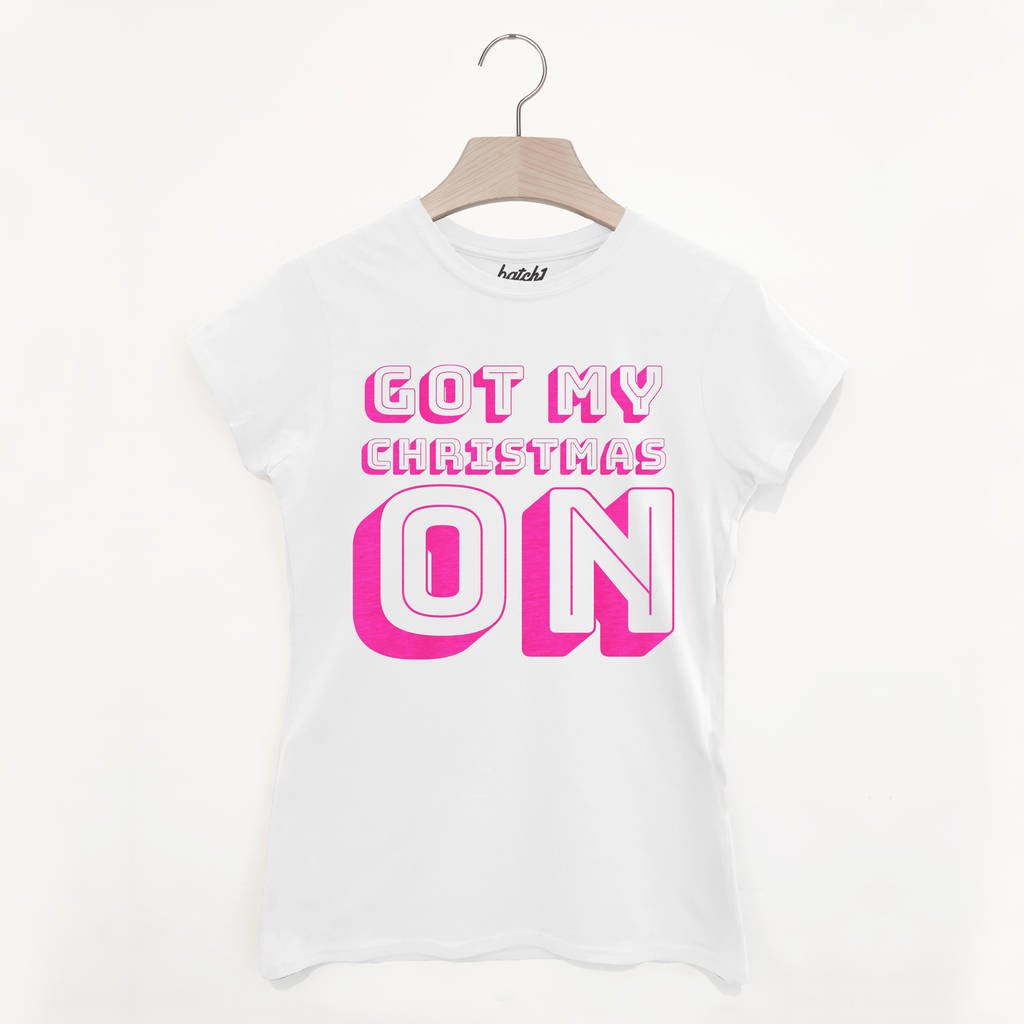 Christmas Slogan T Shirt 