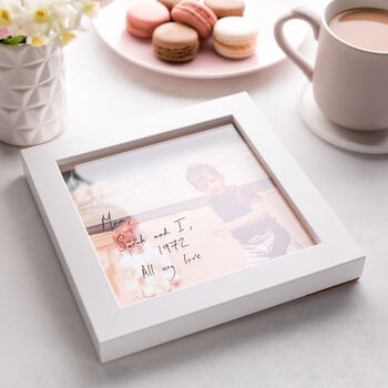 Personalised Handwriting Photo Box Frame For Her, 2 of 7