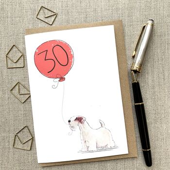 Personalised Sealyham Terrier Birthday Card, 2 of 4