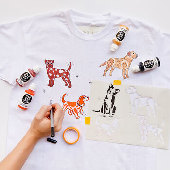 Working Dogs T Shirt Painting Craft Box, 3 of 11