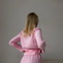 Undress – Soft Cotton Lounge Set In Blush Pink For Her, thumbnail 2 of 5