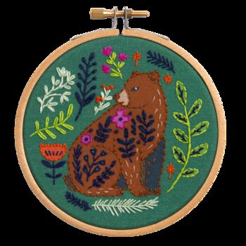 Folk Bear Mini Embroidery Kit, 3 of 3