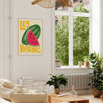 Watermelons Print, Food Illustration Art, 2 of 6