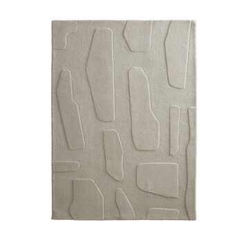 Origins Sculptured Stone Oatmeal Rug, 5 of 5