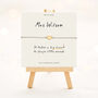 Personalised Teacher Gift Bracelet 'It Takes A Big Heart To Shape Little Minds', thumbnail 1 of 5