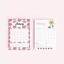 2024 Pink Daisy Calendar, thumbnail 2 of 7