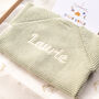 Personalised Baby Boy Cardigan – Name On Back, thumbnail 4 of 12