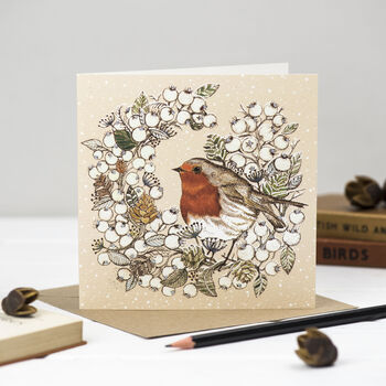 'Robins And Partridges' Mixed Pack Of 10 Cards, 5 of 10