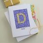 Gold Initial Card, thumbnail 2 of 7