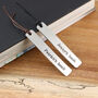 Personalised Names Pewter And Leather Bookmark, thumbnail 9 of 10