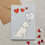 Cockapoo / Labradoodle Valentine's Day Card, thumbnail 3 of 3