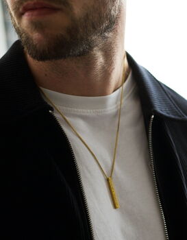 Personalised Bar Necklace, 3 of 6