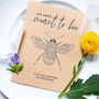 10 Floral Bee Wildflower Seed Wedding Favours, thumbnail 1 of 6